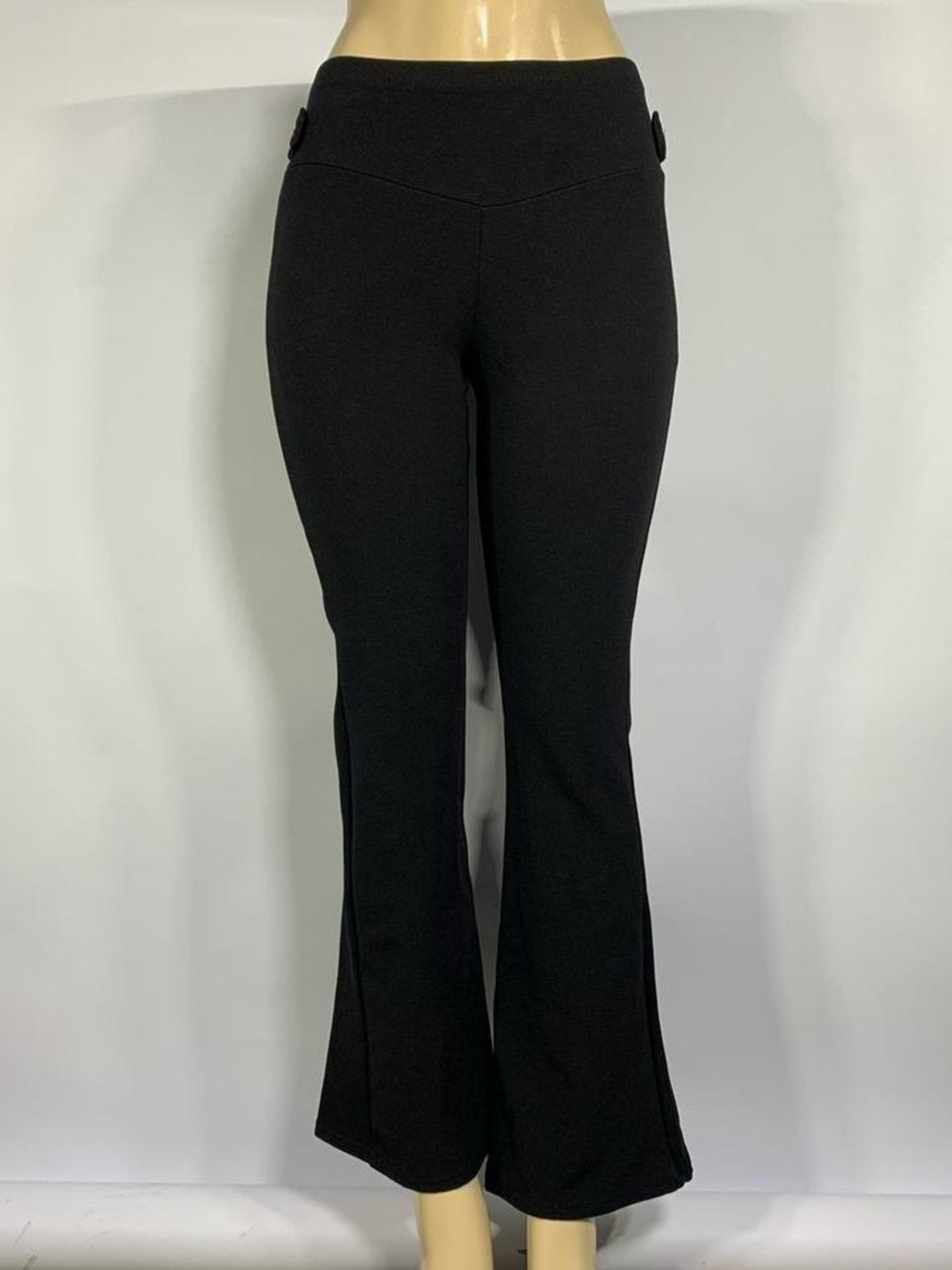 Y2K Fame 4 Fifteen Black Flare Pants Stretchy Small